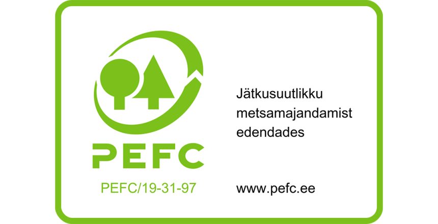 Säästva metsanduse sertifikaat PEFC